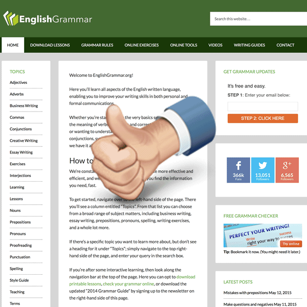 www.englishgrammar.org