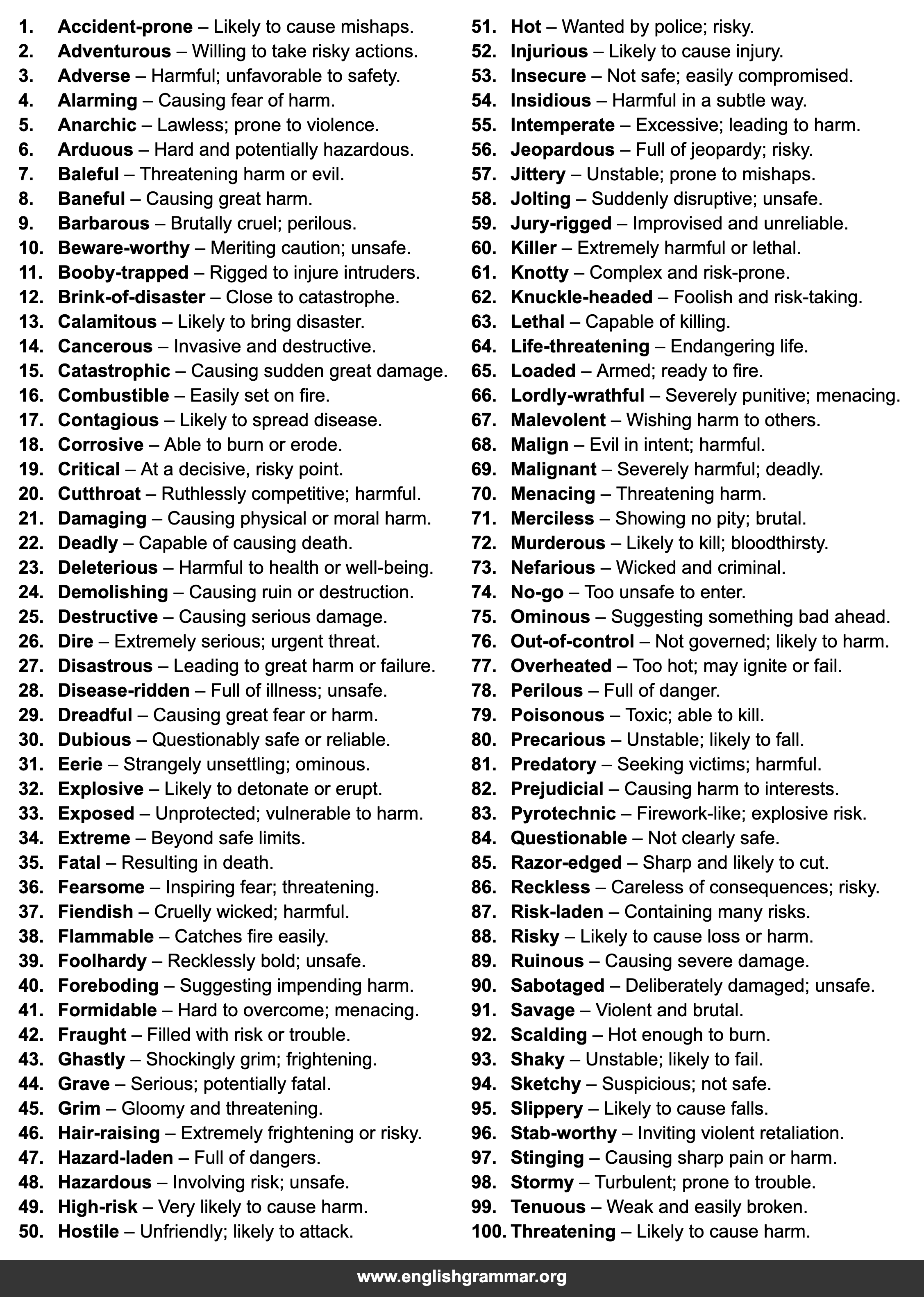 100 Other Words for