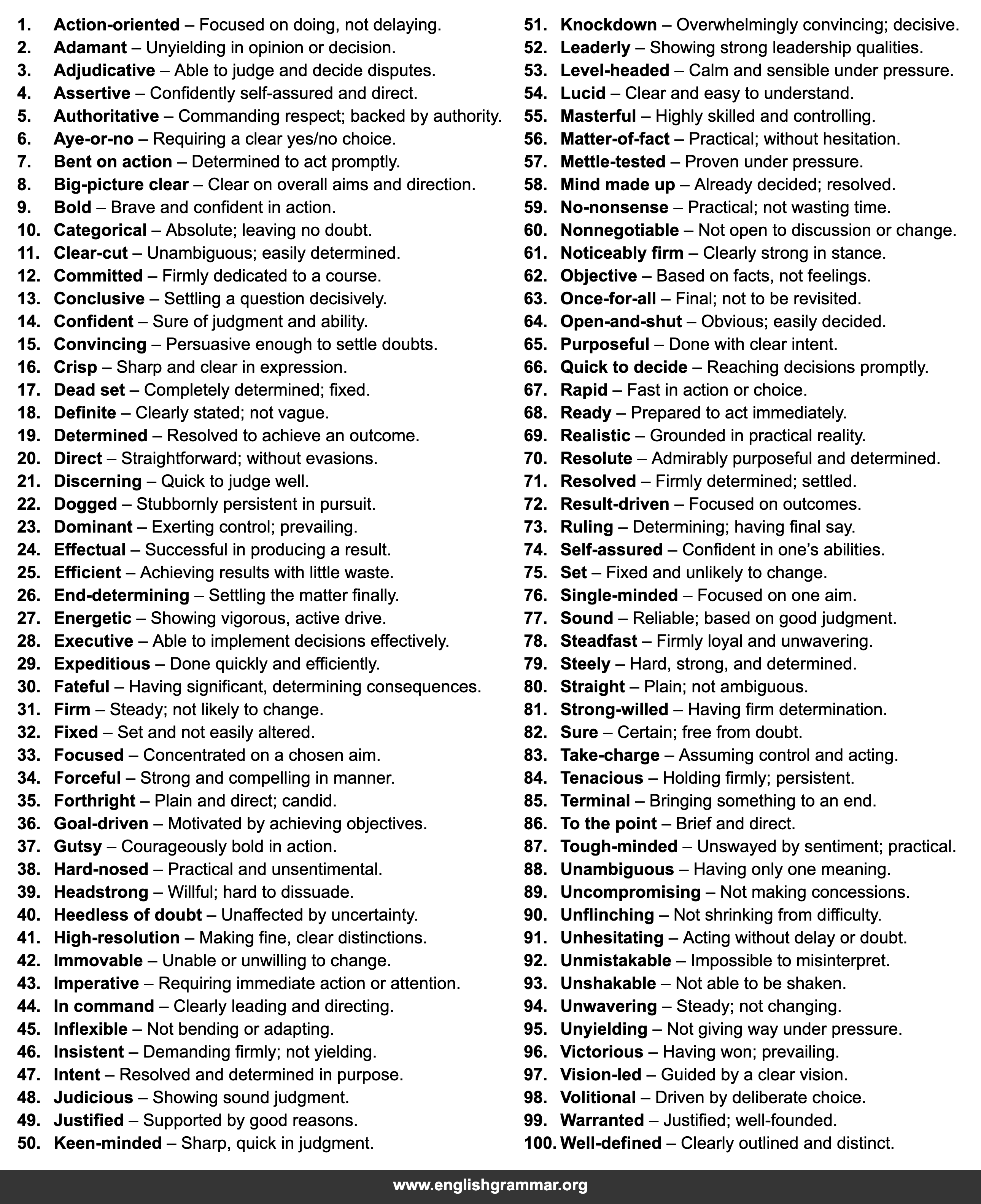 100 Other Words for