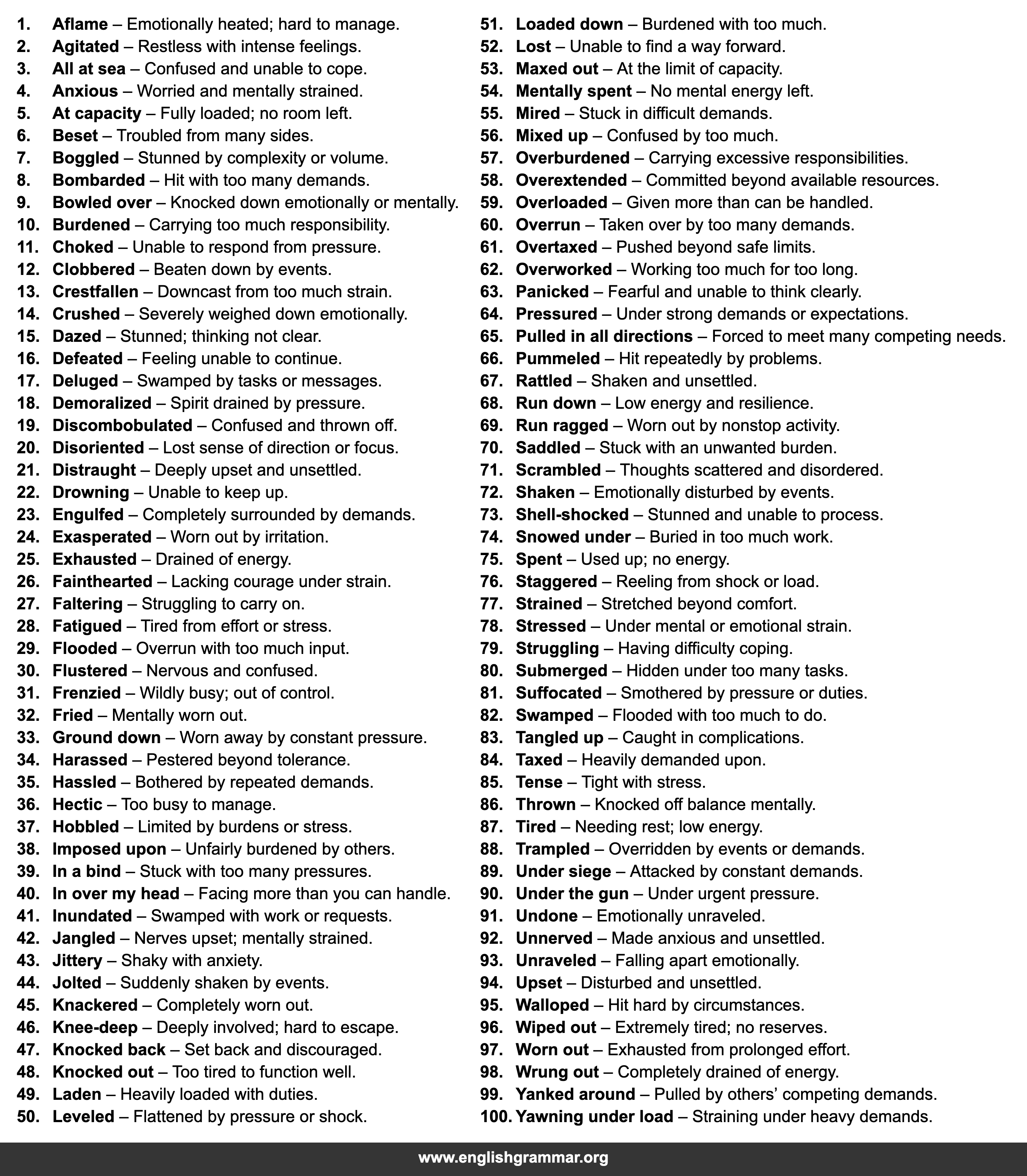 100 Other Words for