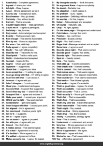 100 Ways to Agree
