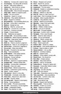 100 Words to Use Instead of “Follow”