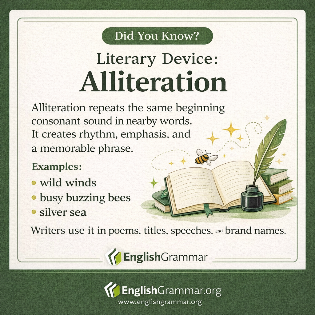 Literary Device: Alliteration