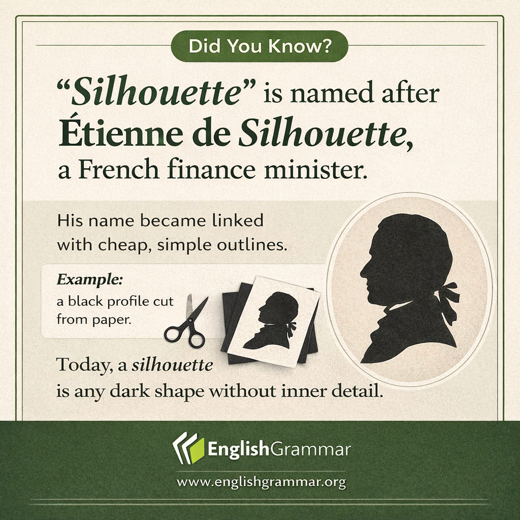 "Silhouette" is named after a real person.