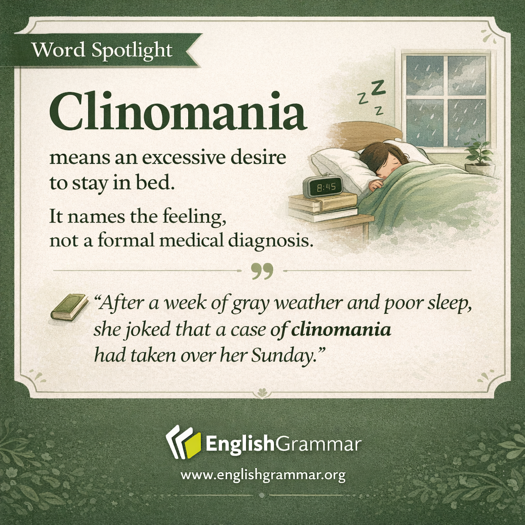 Clinomania