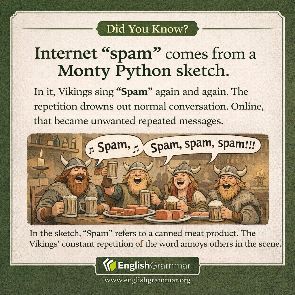 How “spam” got its internet meaning from Monty Python