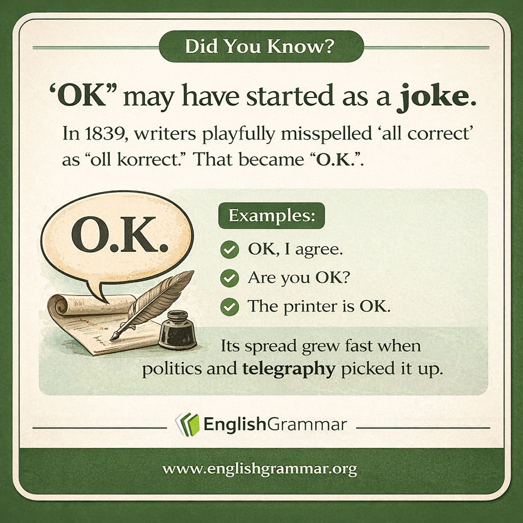 Why "OK" may be the most successful joke in English