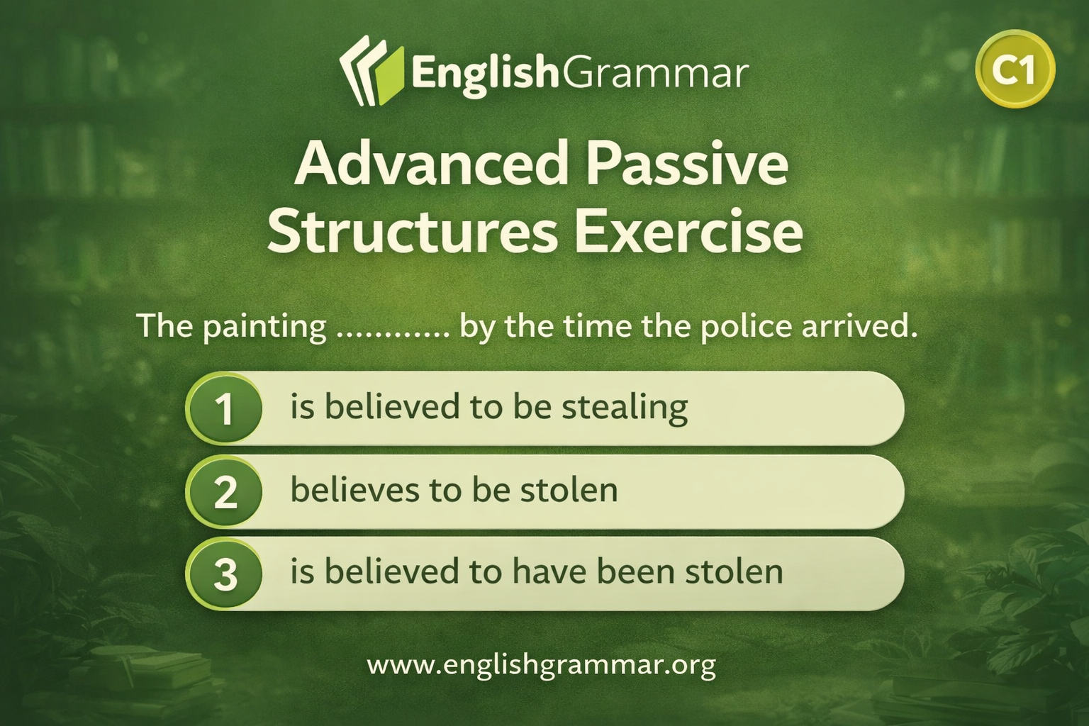 Advanced Passive Structures Exercise