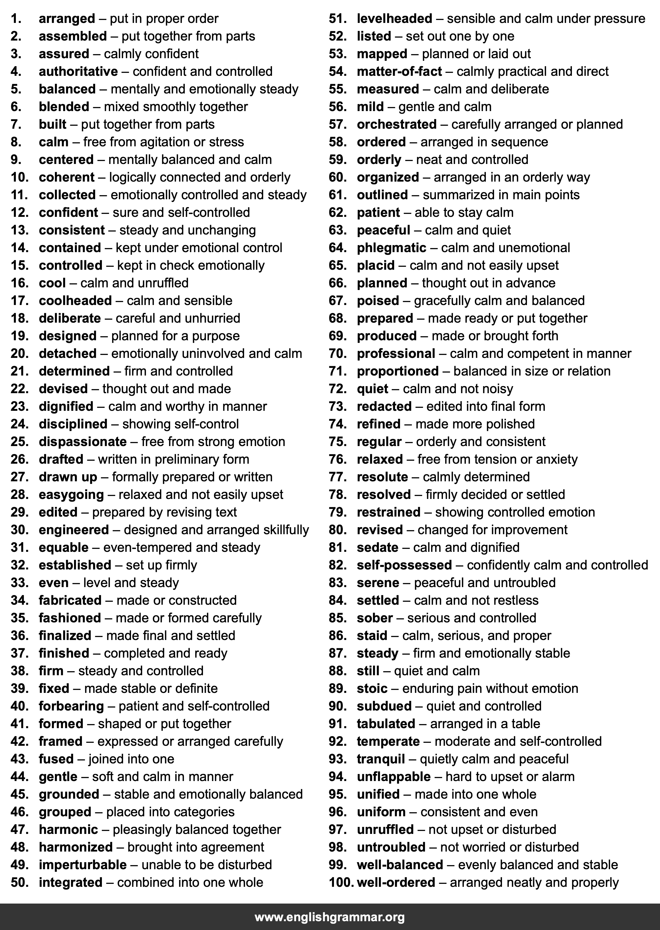 100 Best Synonyms for