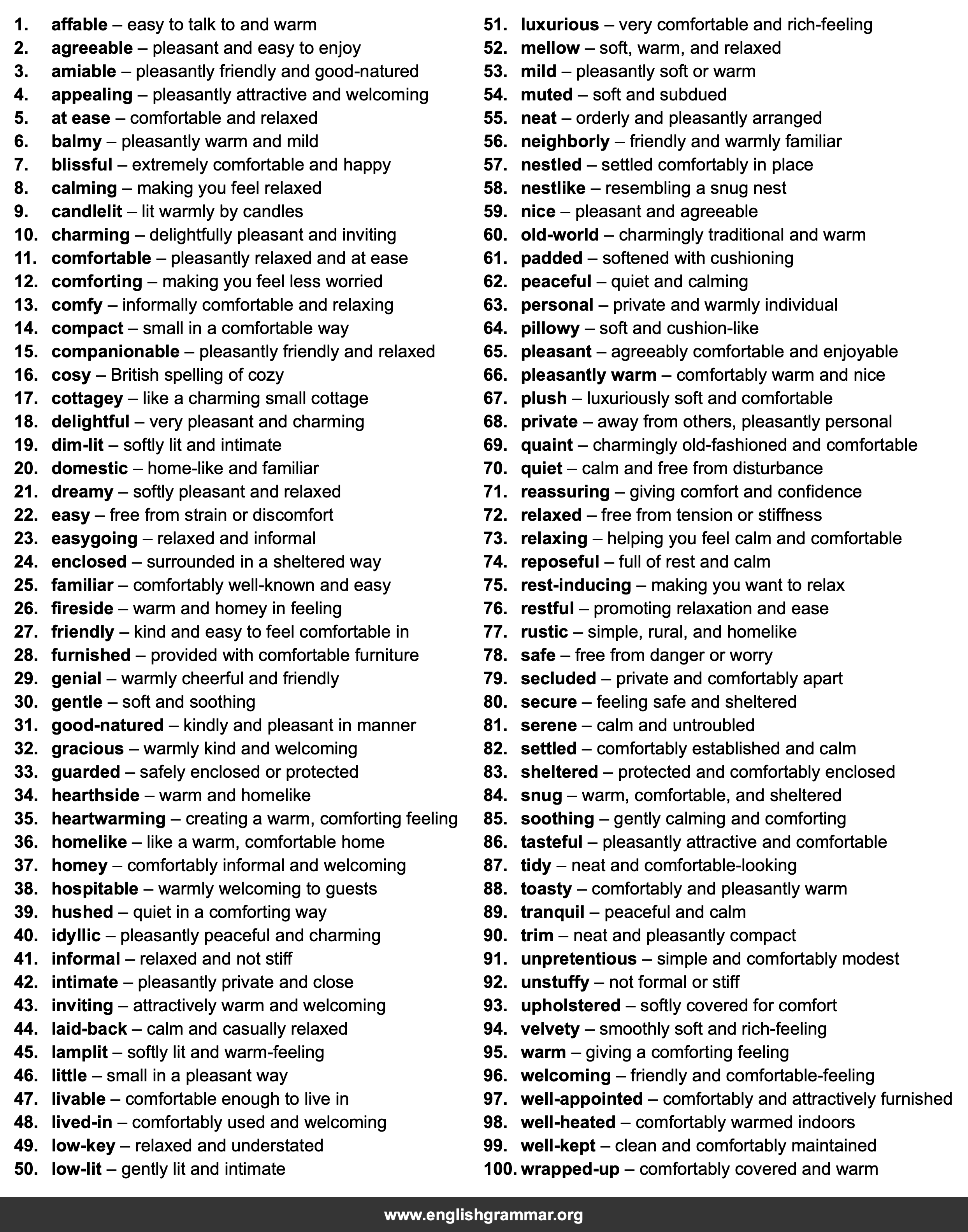 100 Best Synonyms for