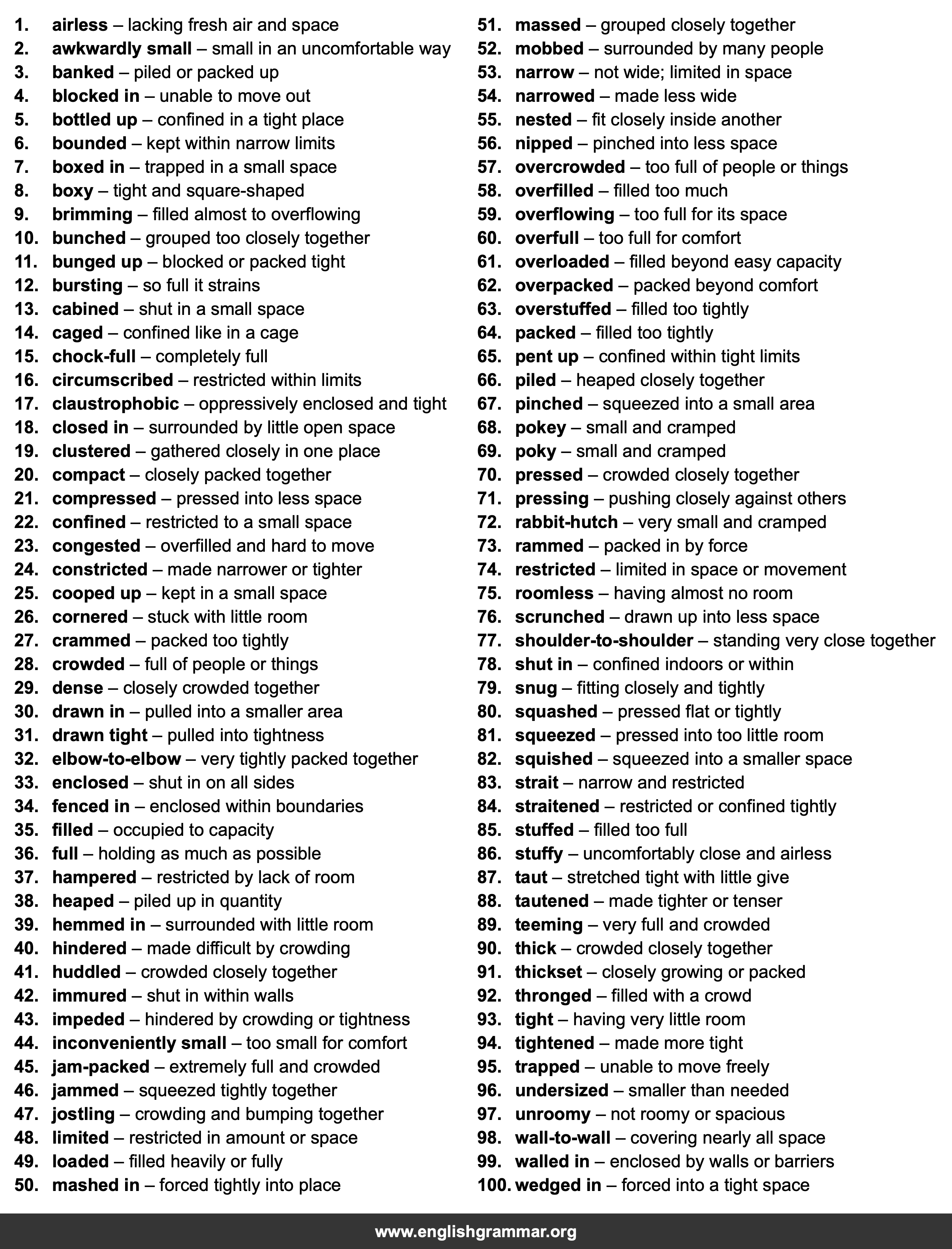 100 Best Synonyms for