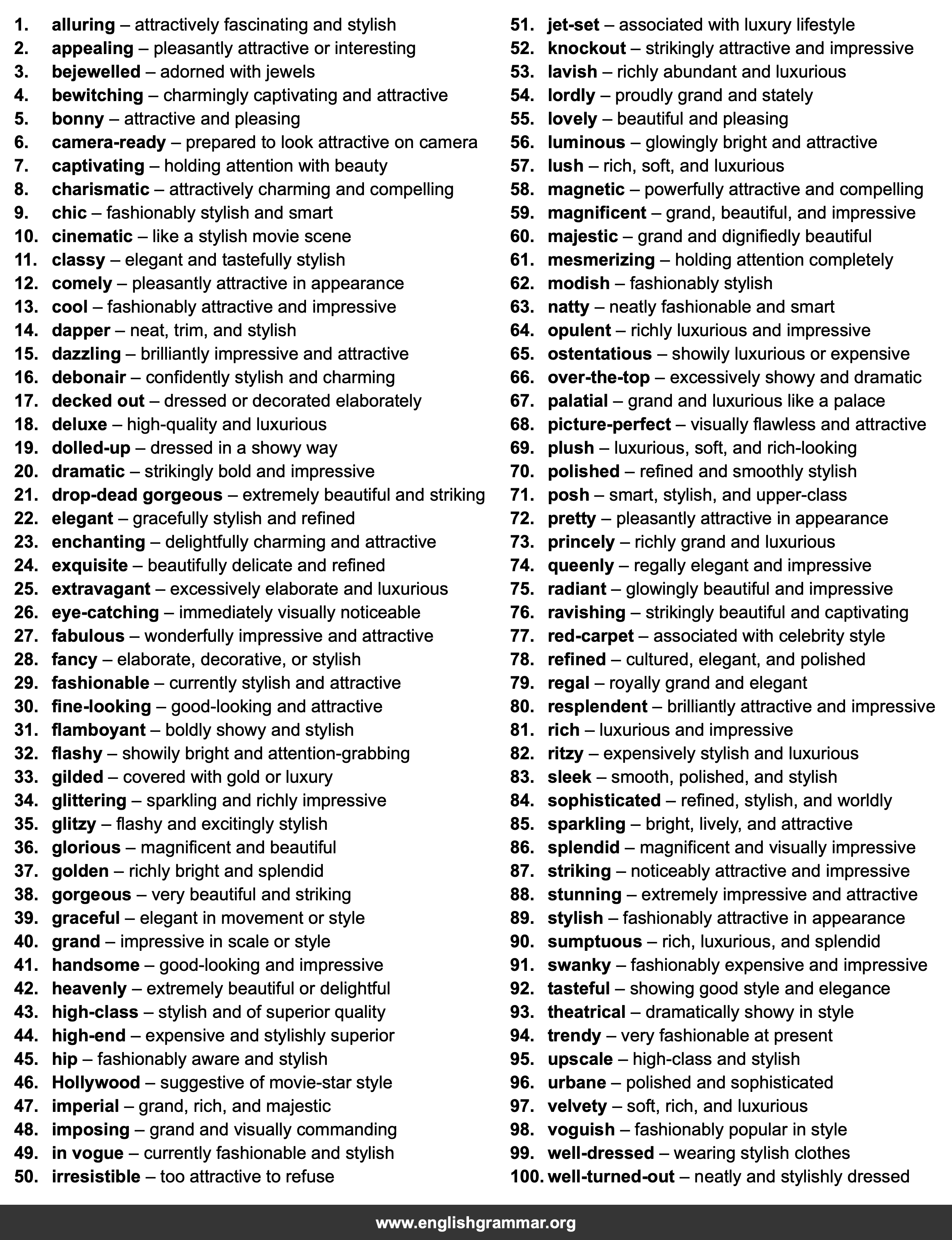 100 Best Synonyms for