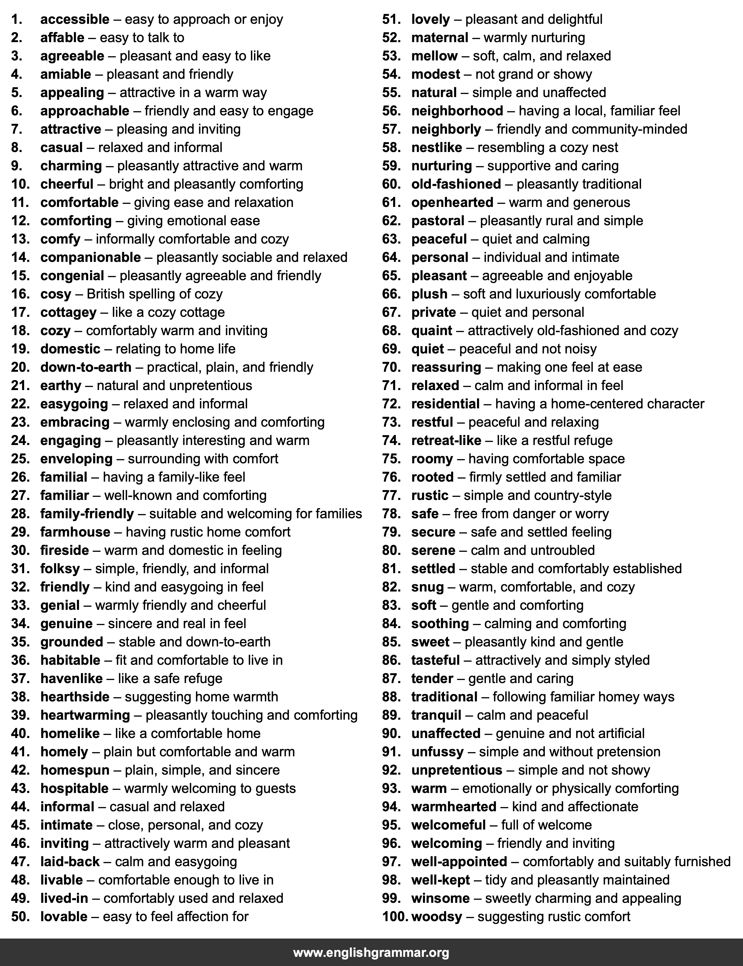 100 Best Synonyms for