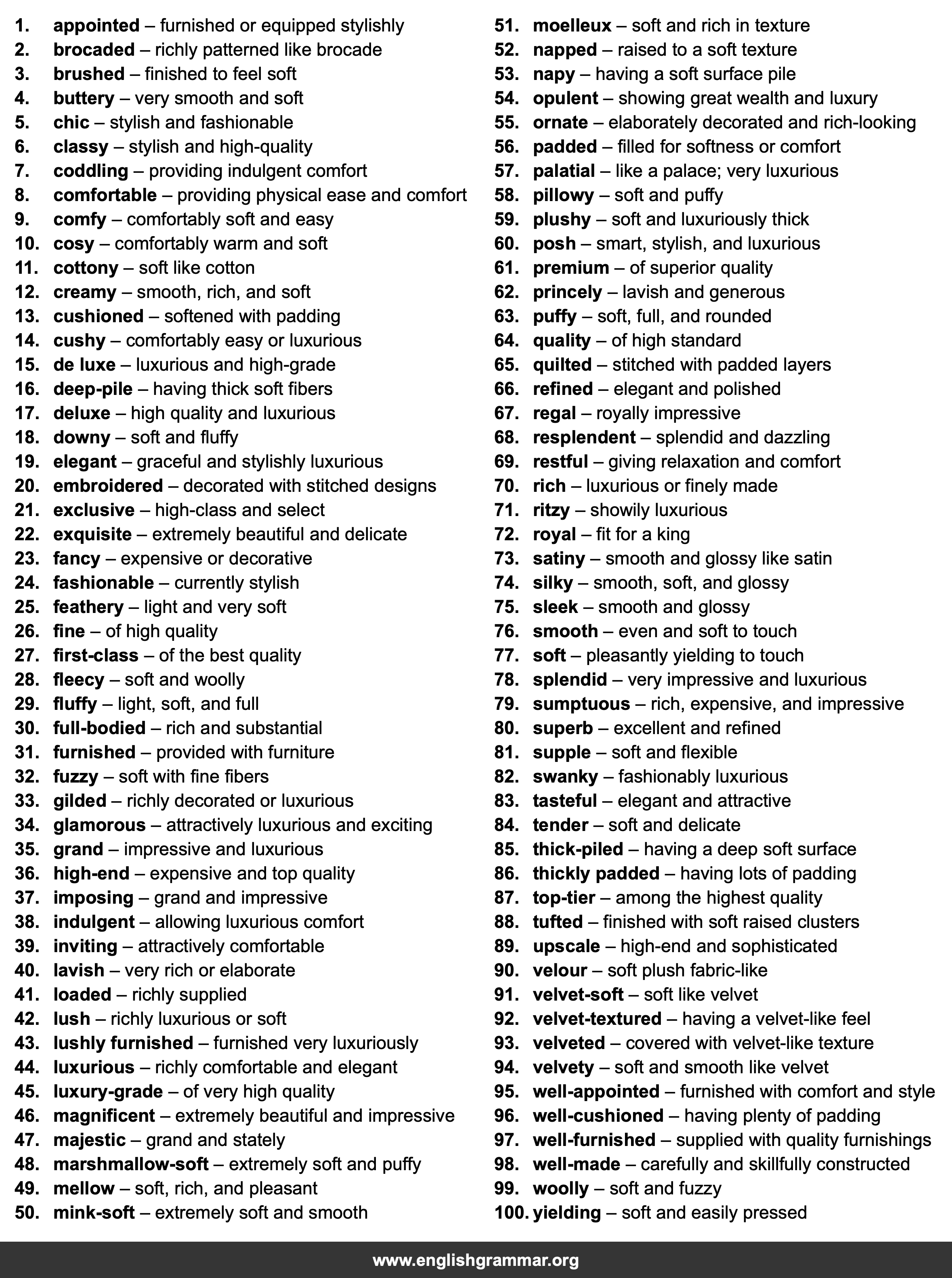 100 Best Synonyms for
