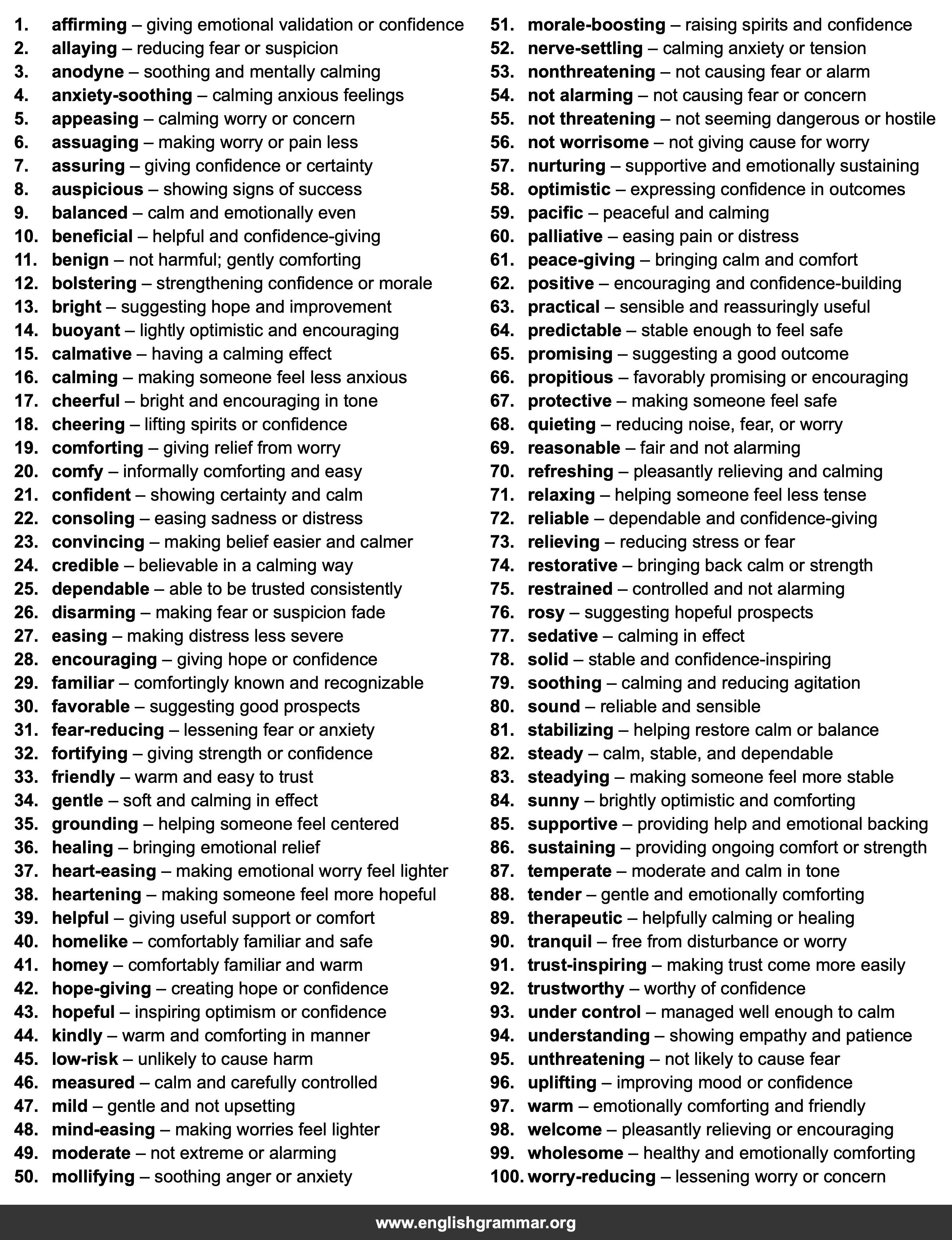 100 Best Synonyms for