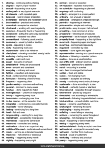 100 Best Synonyms for “Regular”