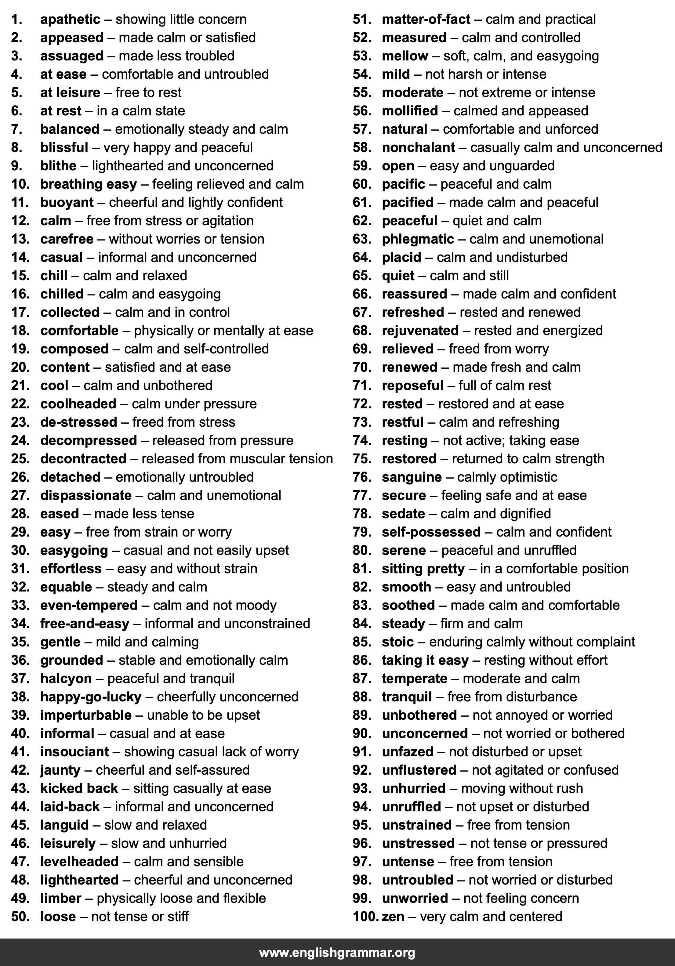 100 Best Synonyms for