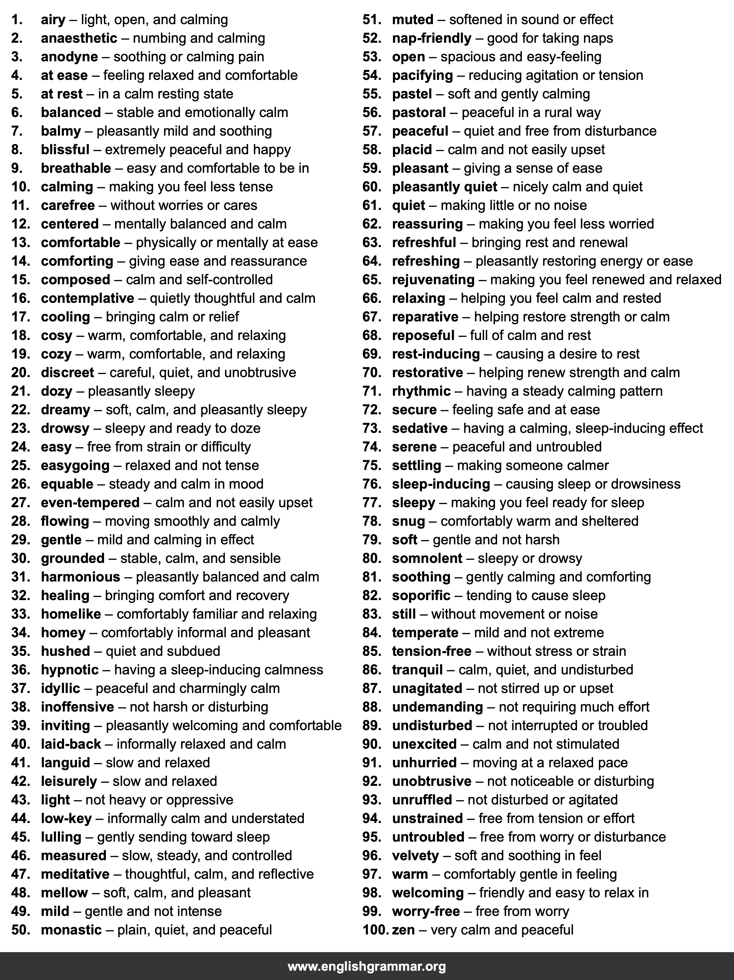 100 Best Synonyms for