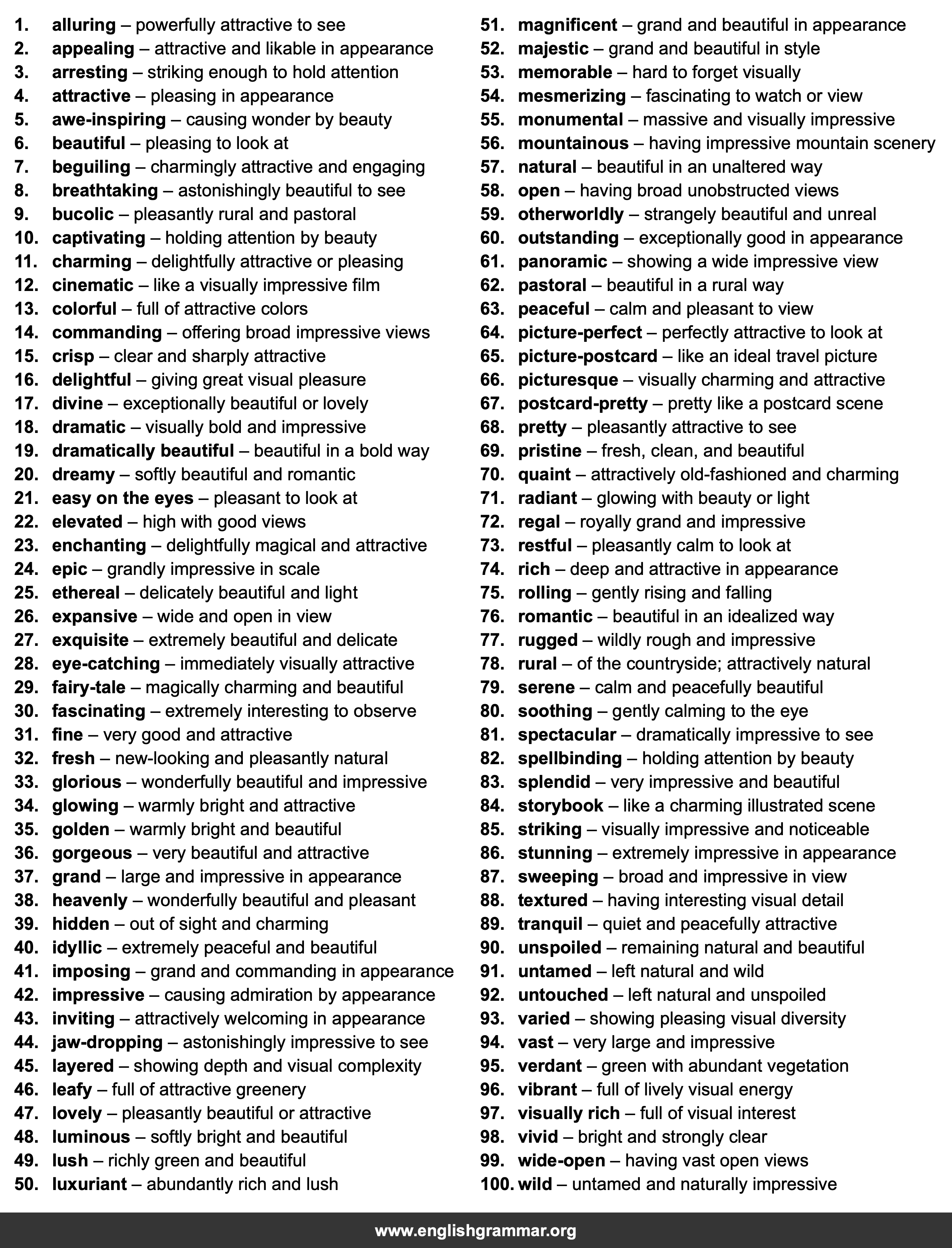 100 Best Synonyms for