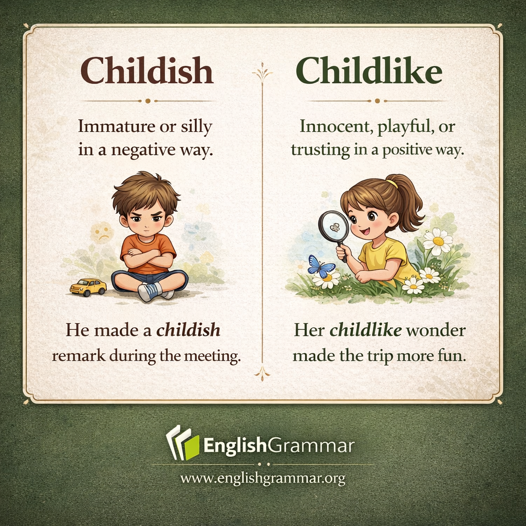 Childish vs. Childlike