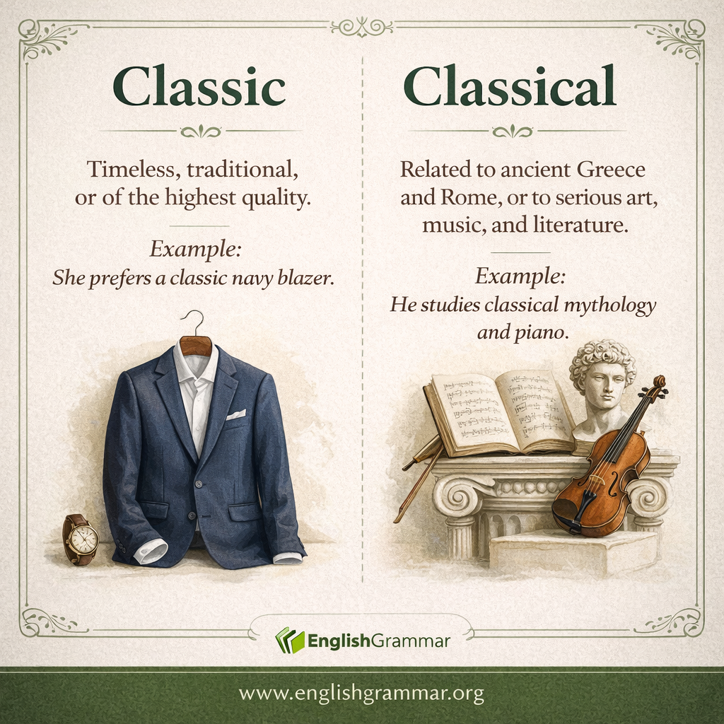 Classic vs. Classical