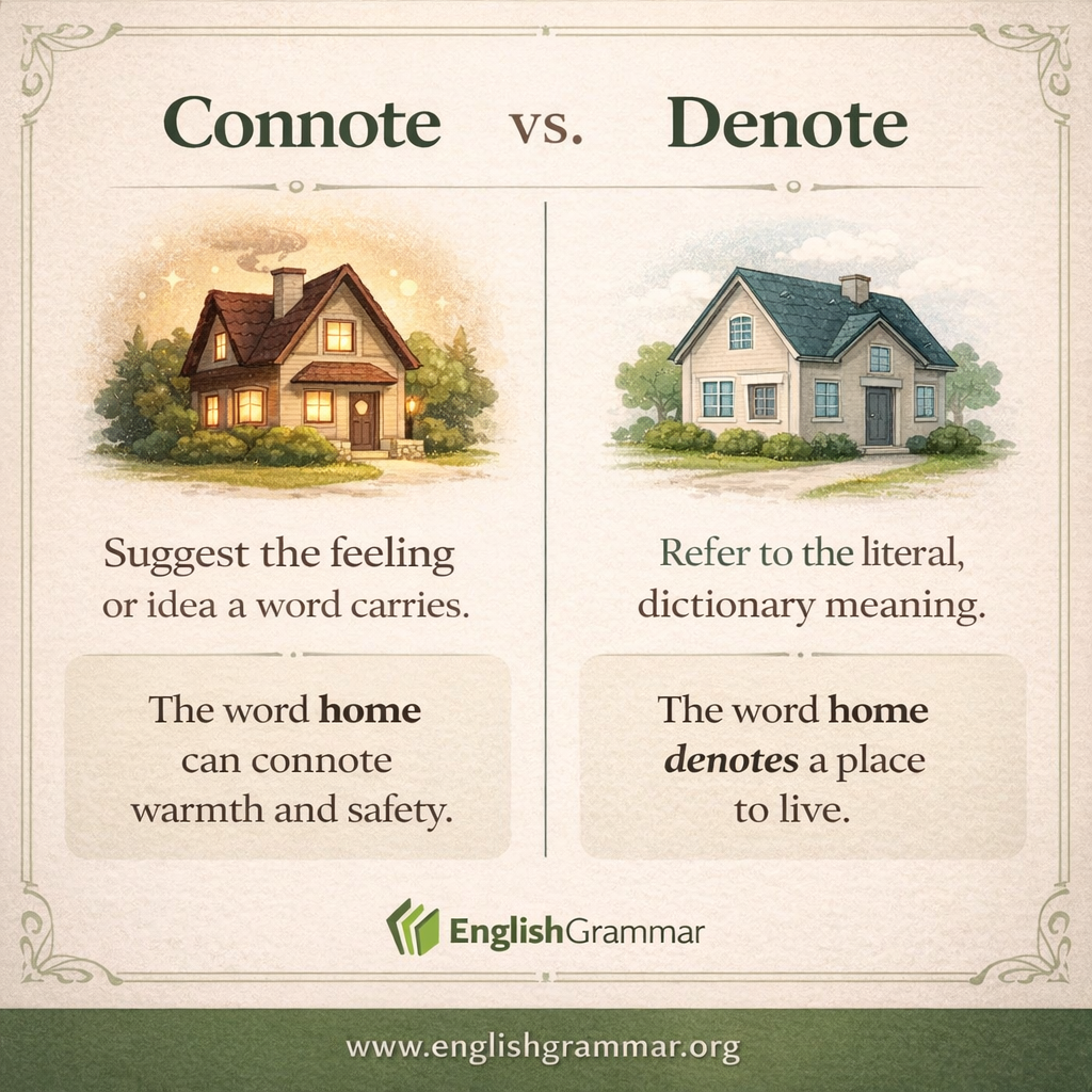 Connote vs. Denote