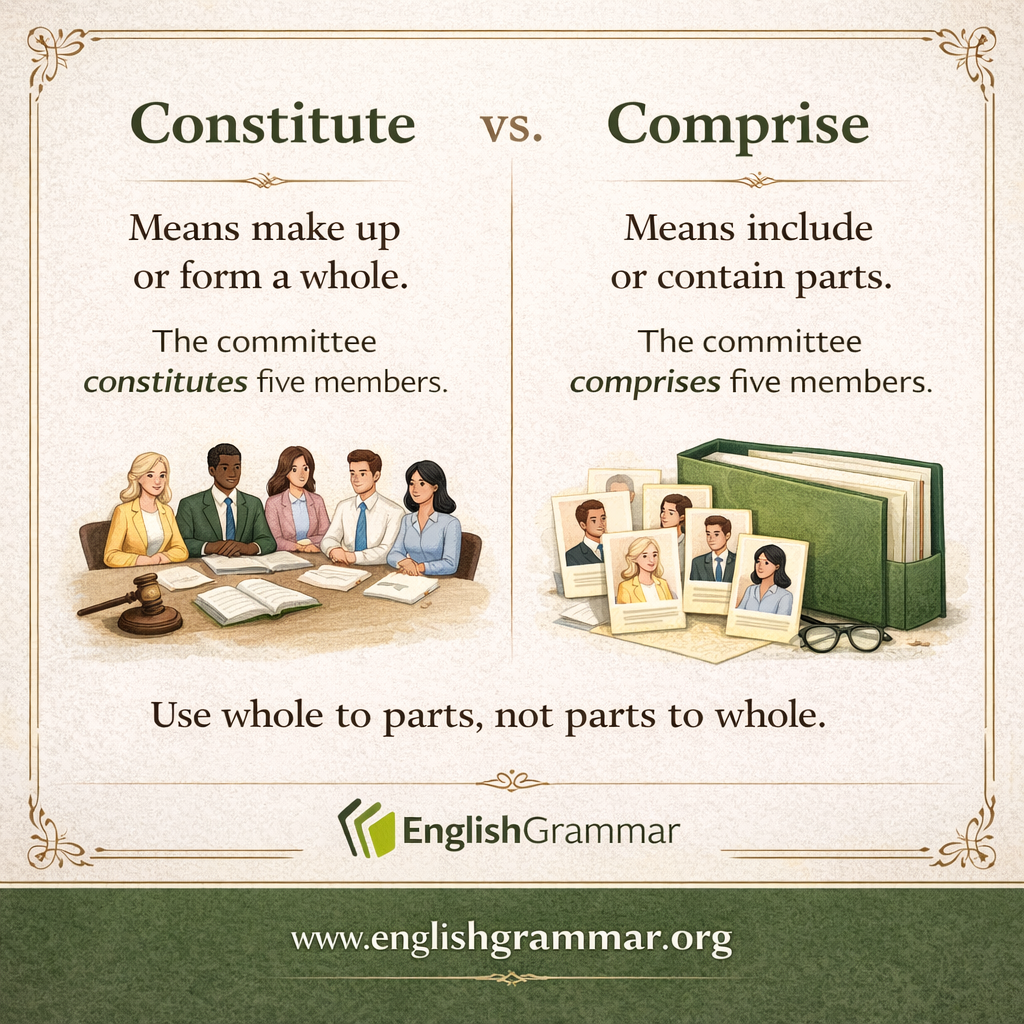 Constitute vs. Comprise
