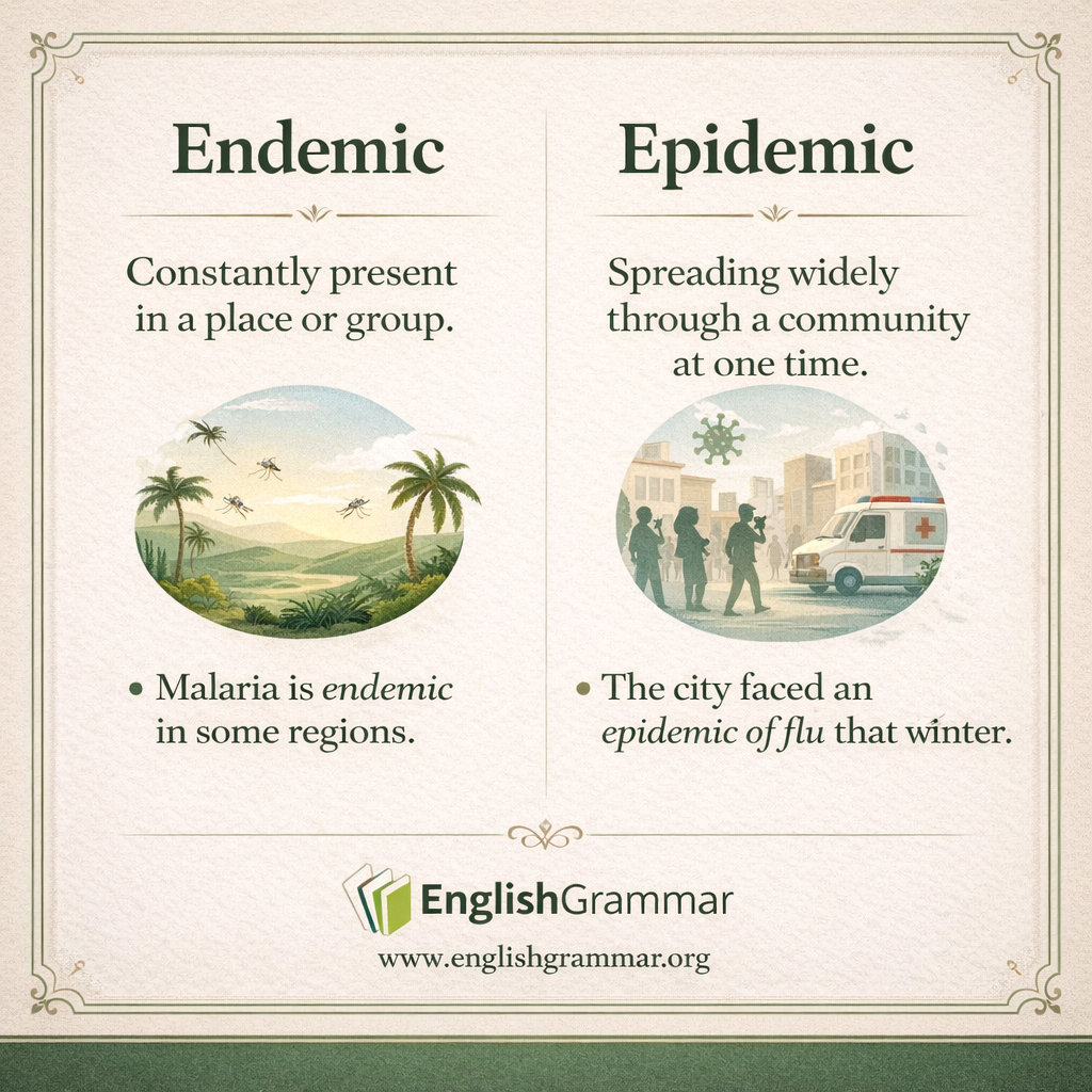 Endemic vs. Epidemic