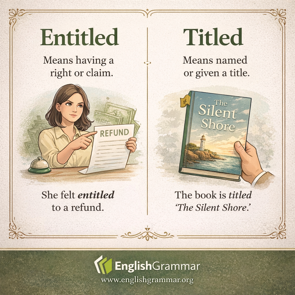 Entitled vs. Titled