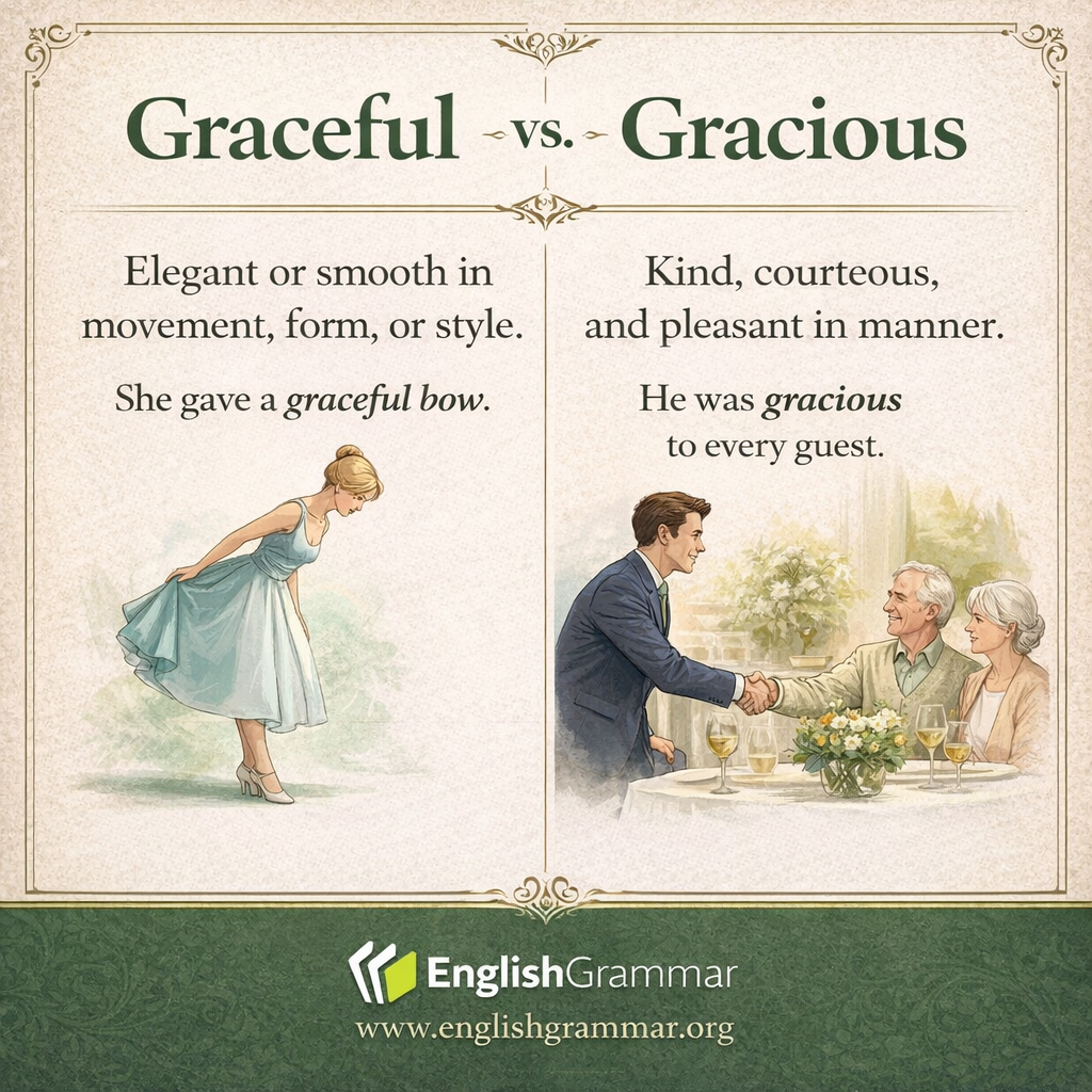 Graceful vs. Gracious