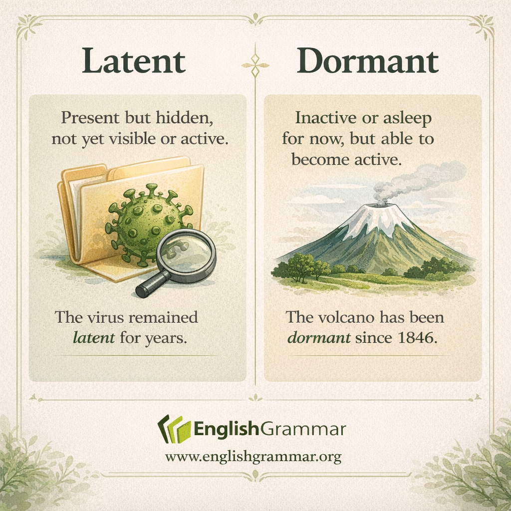 Latent vs. Dormant