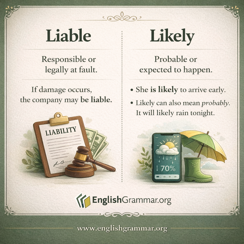 Liable vs. Likely