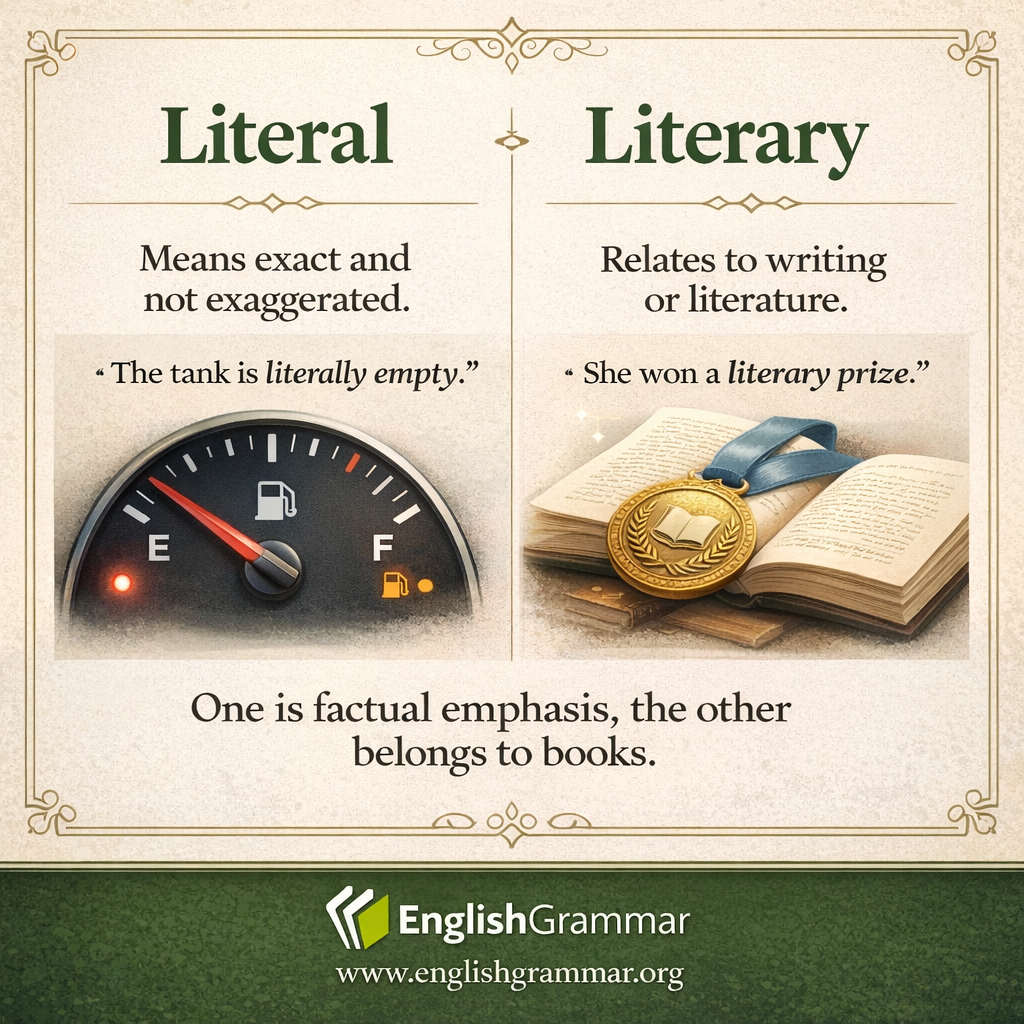 Literal vs. Literary