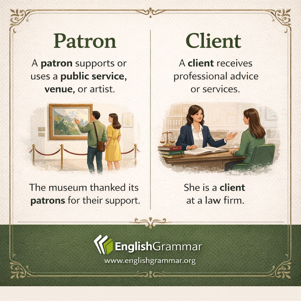 Patron vs. Client