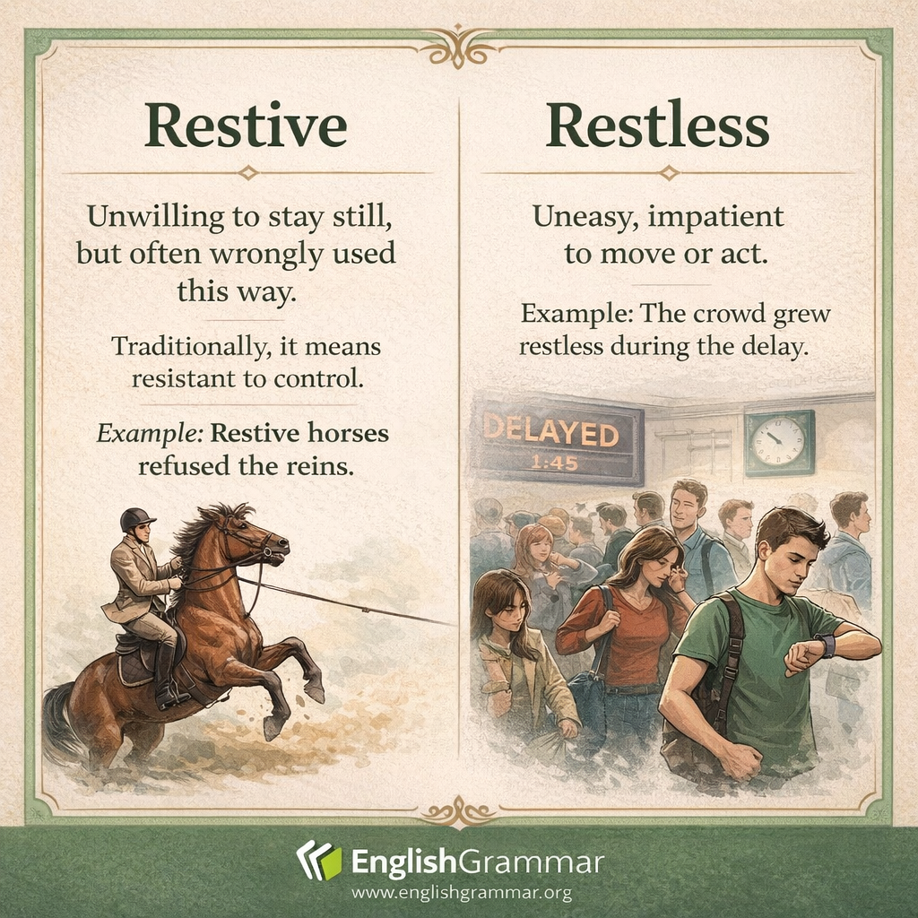 Restive vs. Restless