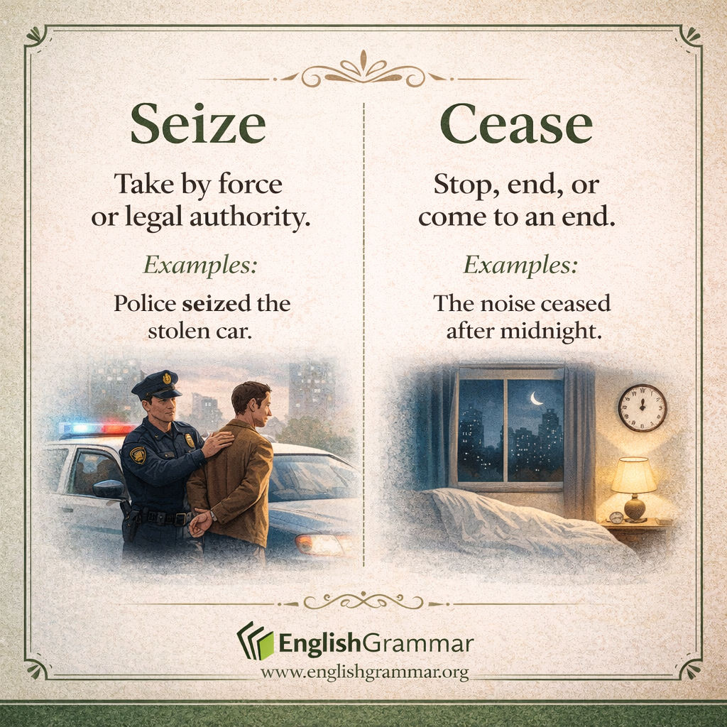 Seize vs. Cease