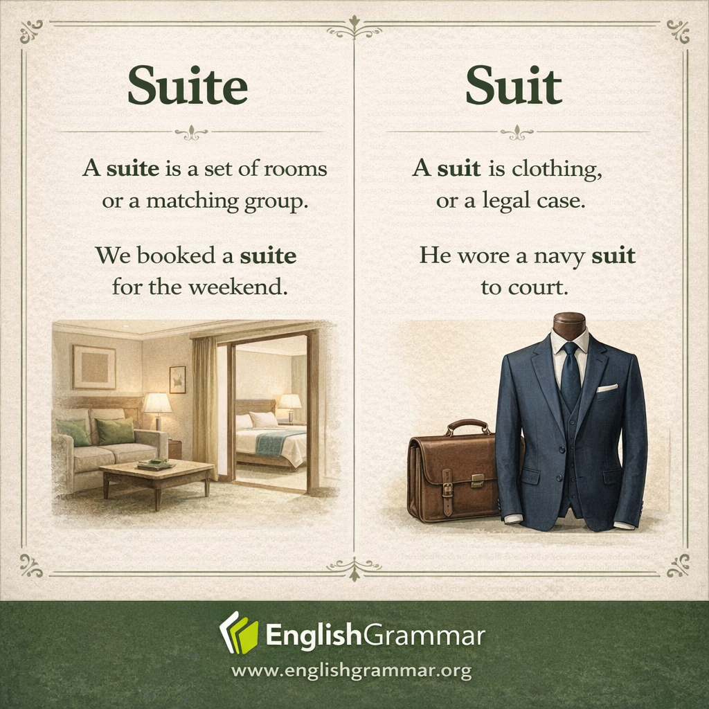 Suite vs. Suit