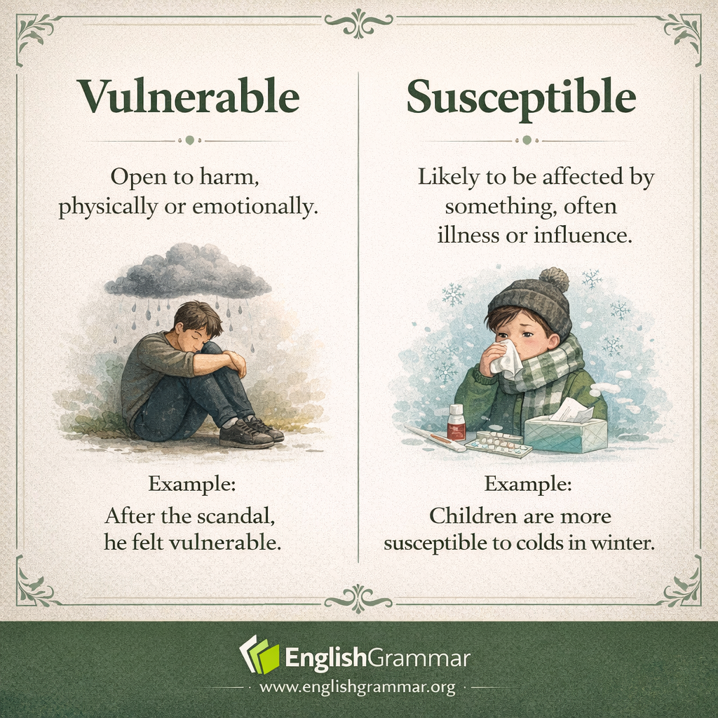 Vulnerable vs. Susceptible