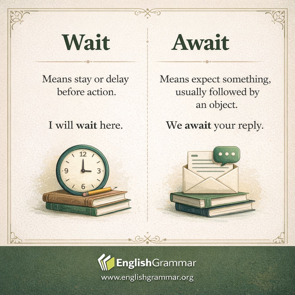 Wait vs. Await