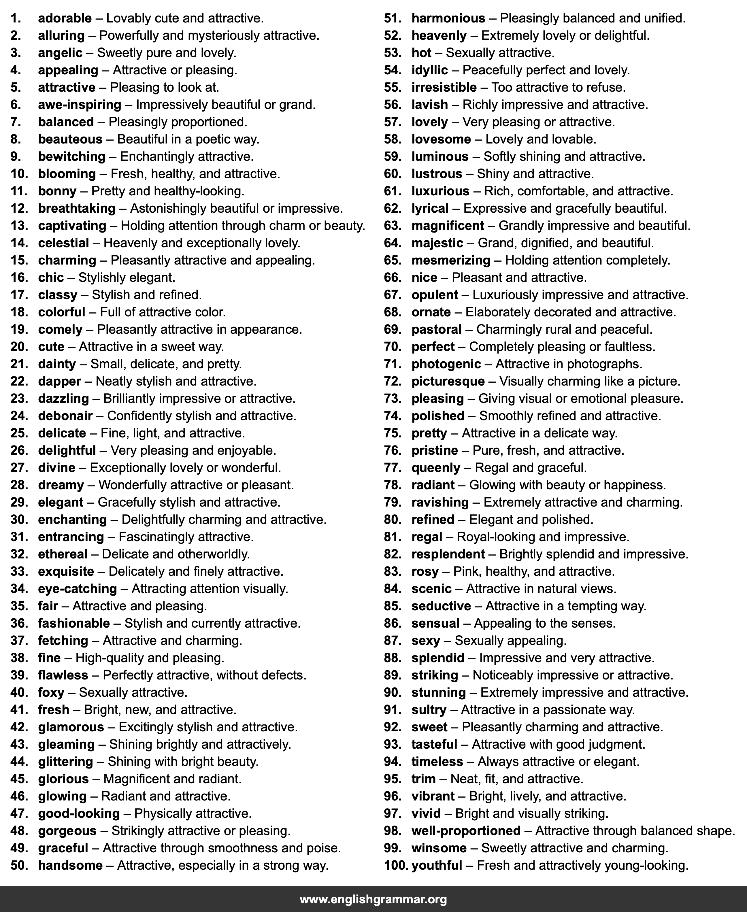 100 Best Synonyms for