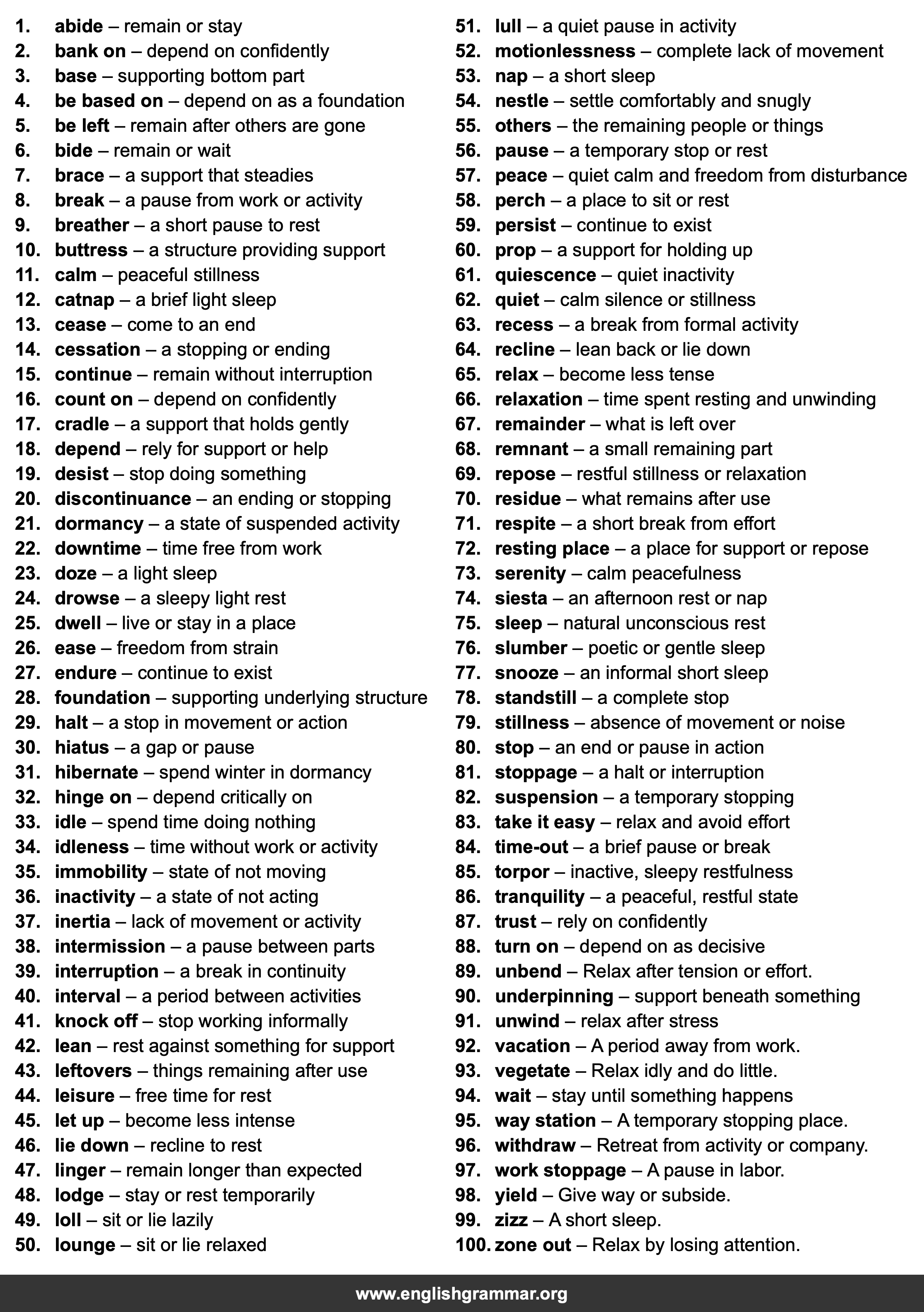 100 Best Synonyms for