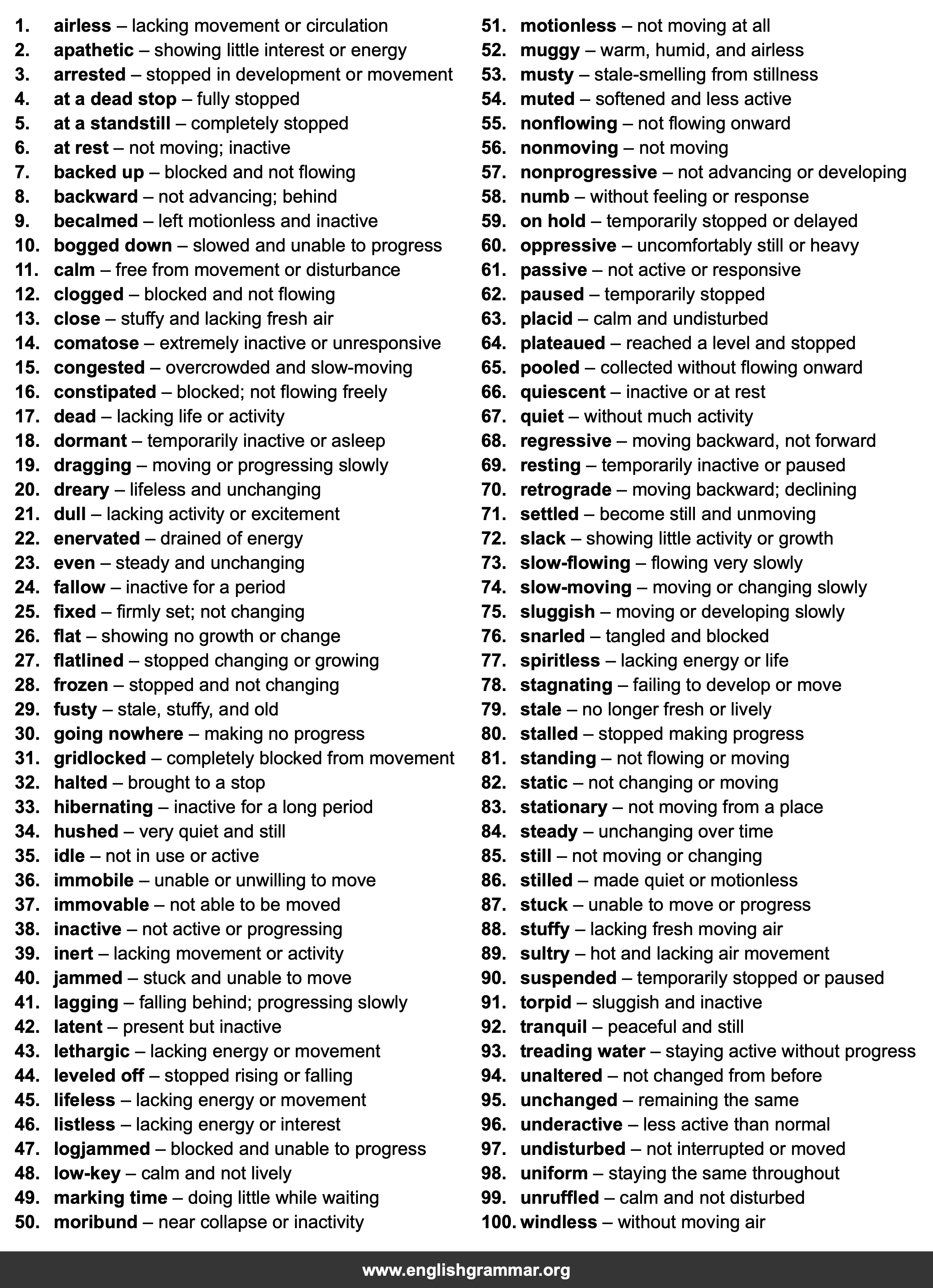 100 Best Synonyms for