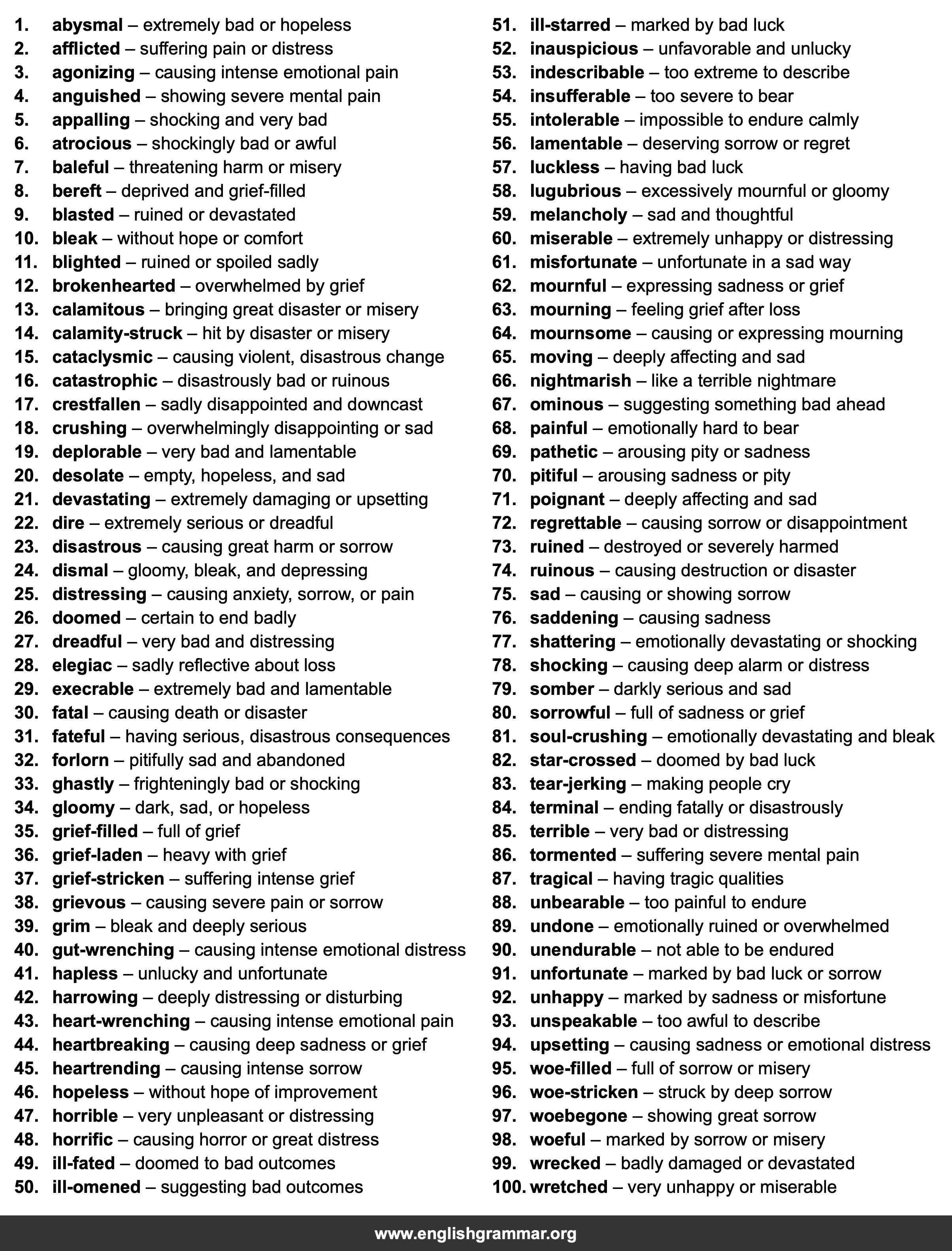 100 Best Synonyms for
