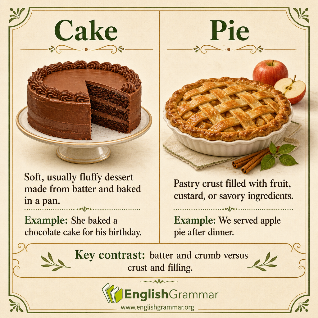 Cake vs. Pie