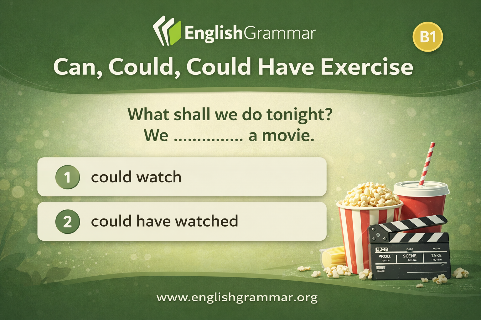 Can, Could, Could Have Exercise