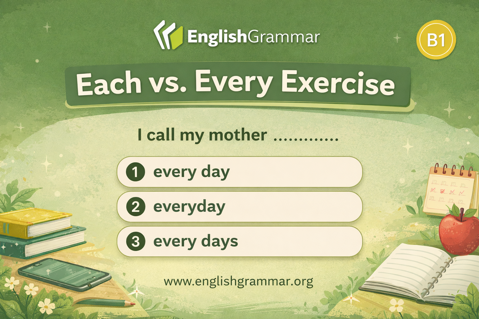 Each vs. Every Exercise