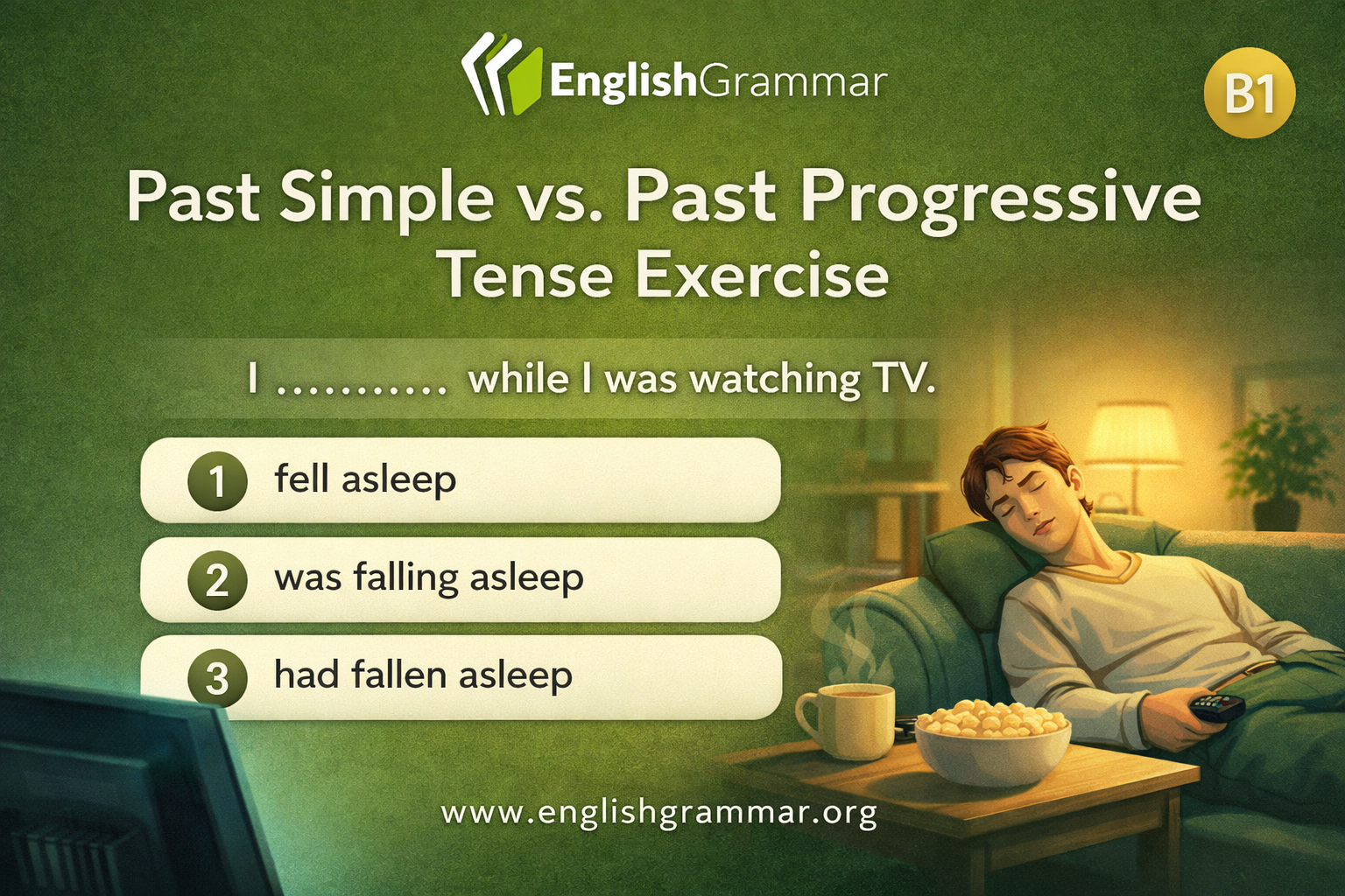 Past Progresseive Past Simple vs. Past Progressive Tense Exercise