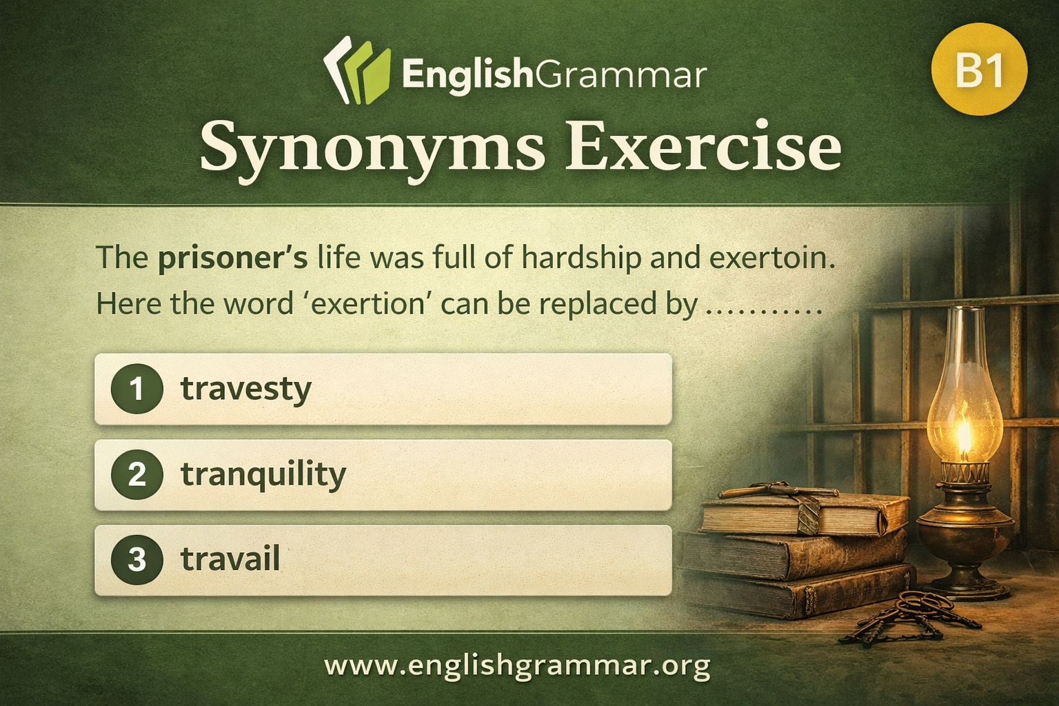 Synonyms Exercise