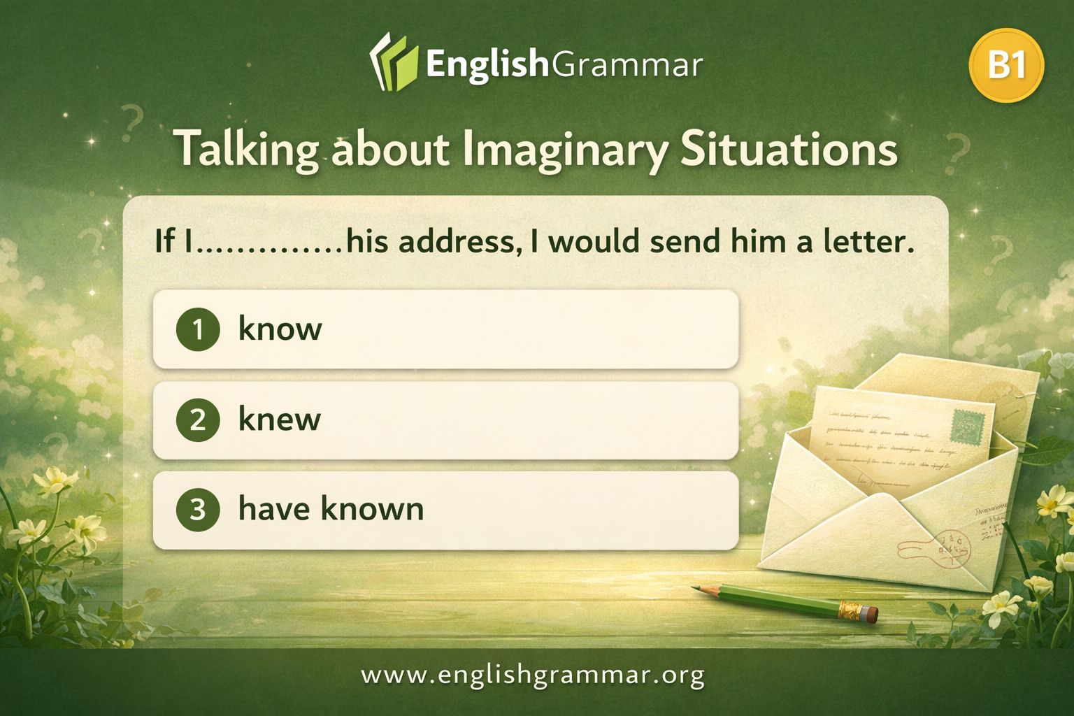 Questions Imaginary Talking about Imaginary Situations Exercise