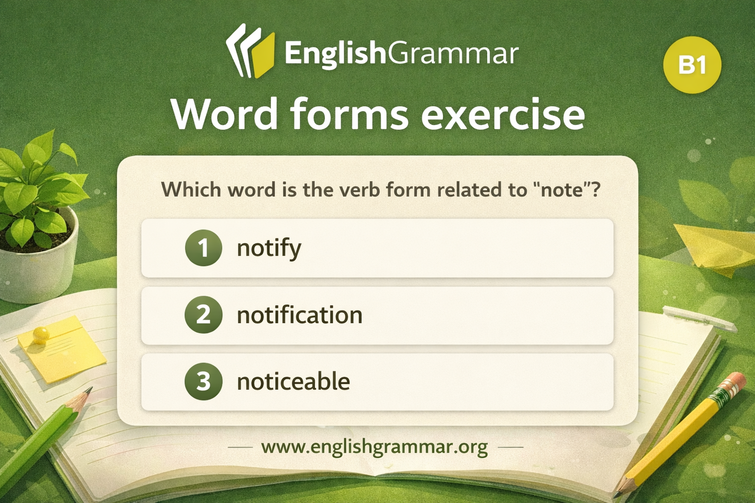 Word Form Best Examples Word forms exercise